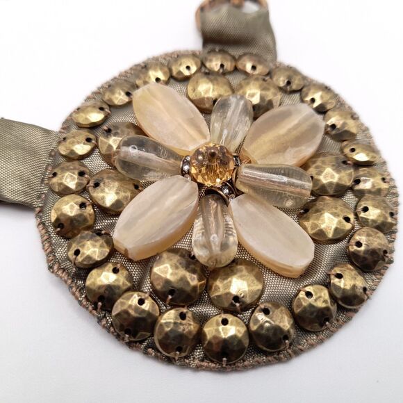 Chico's Large Pendant Necklace, Book Chain, NWT, 24" - Picture 9 of 11